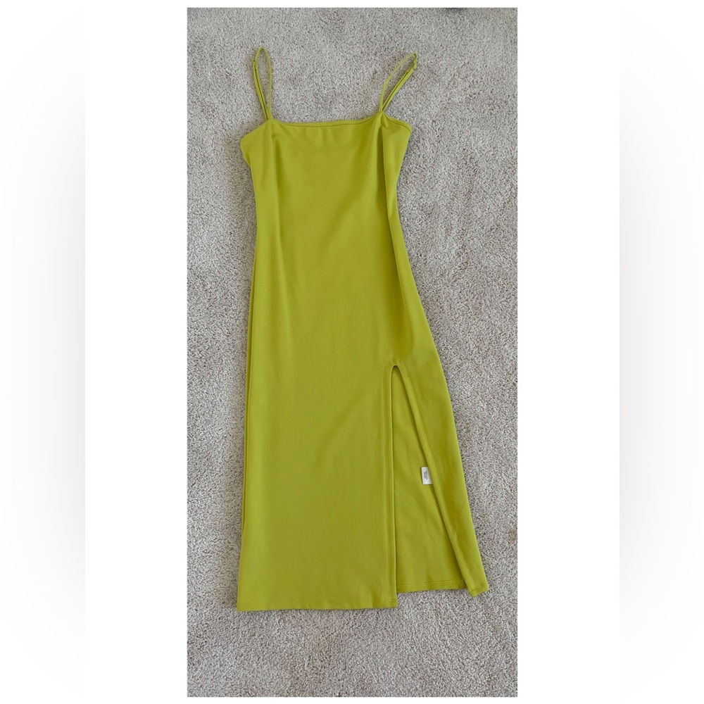 Lovers and Friends lime green/yellow dress!